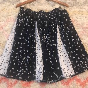 French Connection Komo Drape Skirt, US10, NWT